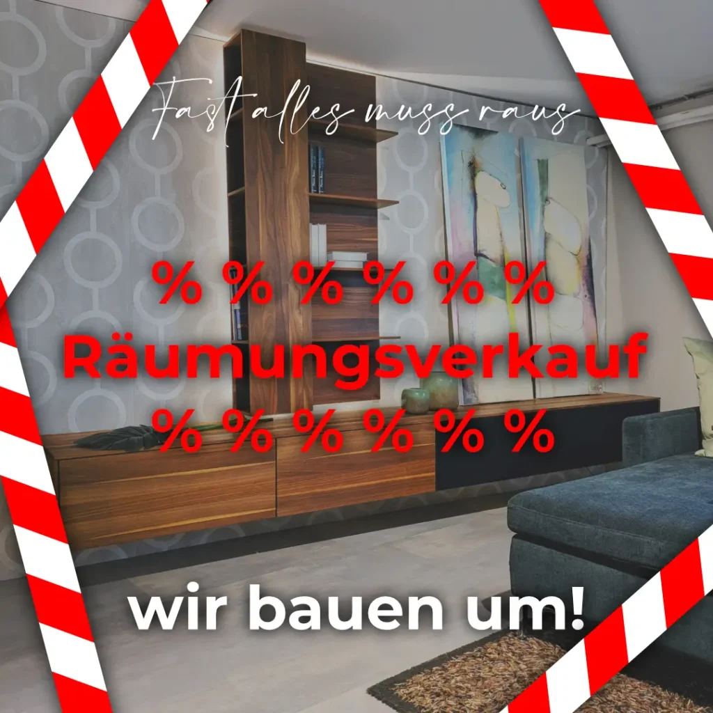 Räumungsverkauf Möbel Schmitz